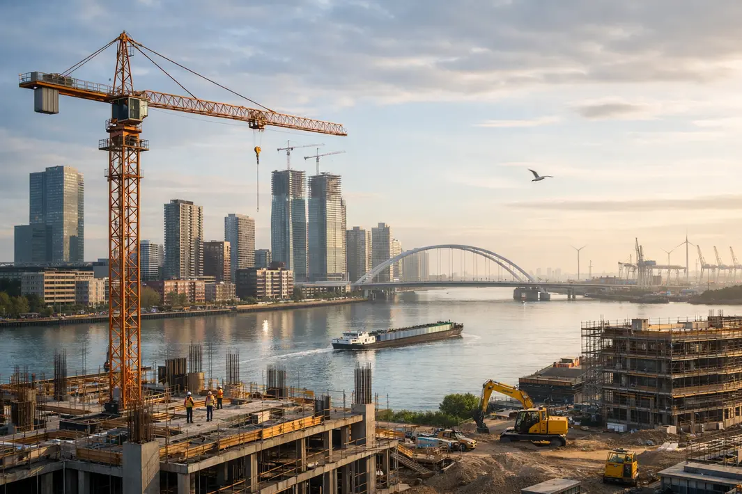 Belangrijke bouwprojecten starten in 2026 in de regio Rijnmond