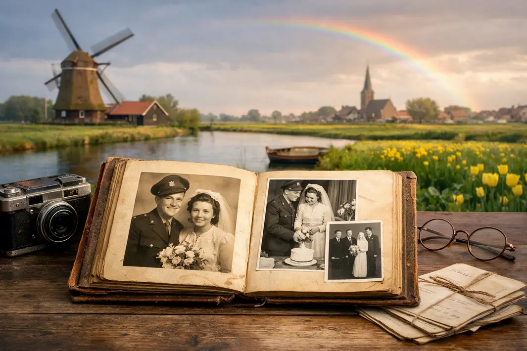 Trouwalbum uit 1944 teruggevonden en herenigd met familie