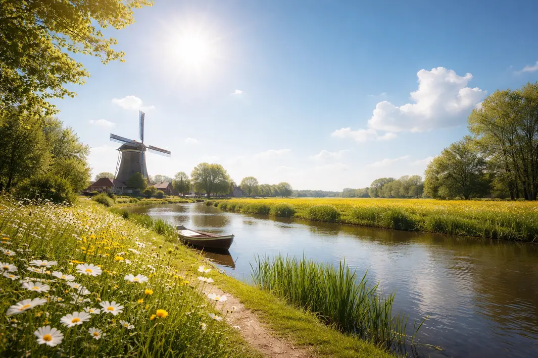 Zonnig en warm weer vandaag met temperaturen tot 21 graden