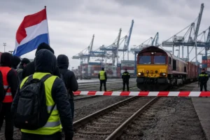 Blokkades spoorlijn in haven zorgen voor miljoenenverlies, burgemeester staat acties toe