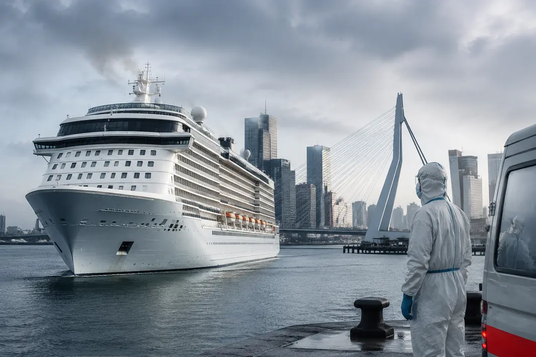 Cruiseschip met virusbesmetting arriveert in Rotterdam, overleden passagier nog aan boord