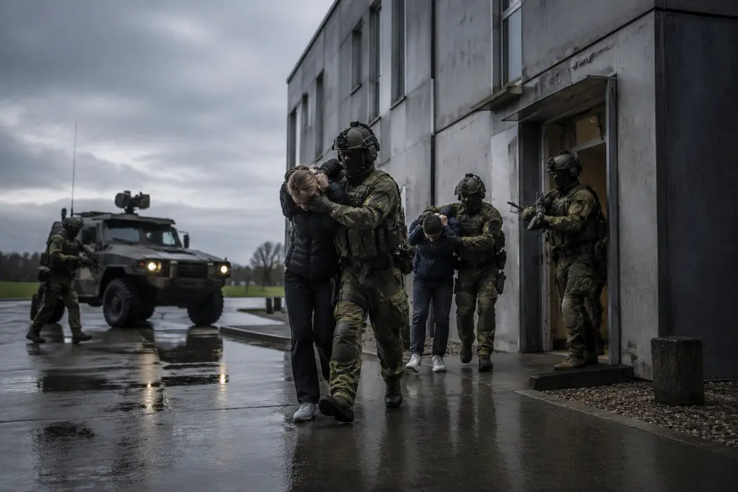 Militairen oefenen gijzeling en brengen slachtoffers veilig buiten