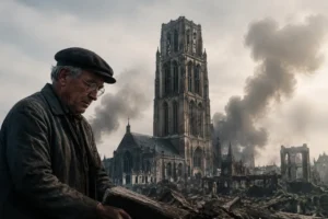 Overgrootvader verongelukt tijdens poging om Laurenskerk te beschermen in Rotterdams bombardement