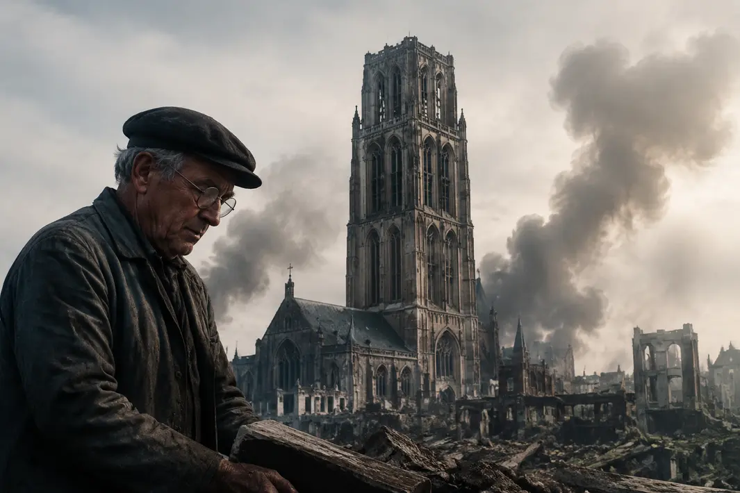 Overgrootvader verongelukt tijdens poging om Laurenskerk te beschermen in Rotterdams bombardement
