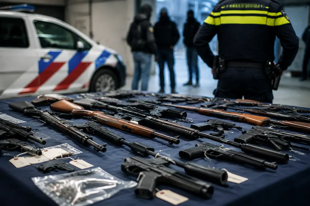 Politie Neemt Tientallen Wapens in Beslag Tijdens Grootscheepse Actie