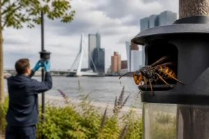 Toename Aziatische hoornaar in stedelijk gebied, Rotterdam kiest voor nieuwe aanpak