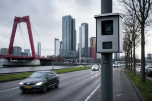 Flitspaal in Rotterdam-Noord scoort hoogste aantal verkeersboetes in Nederland