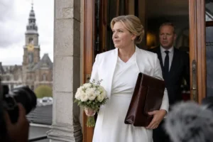 Burgemeester Schouten hervat werk direct na huwelijk door politieke crisis