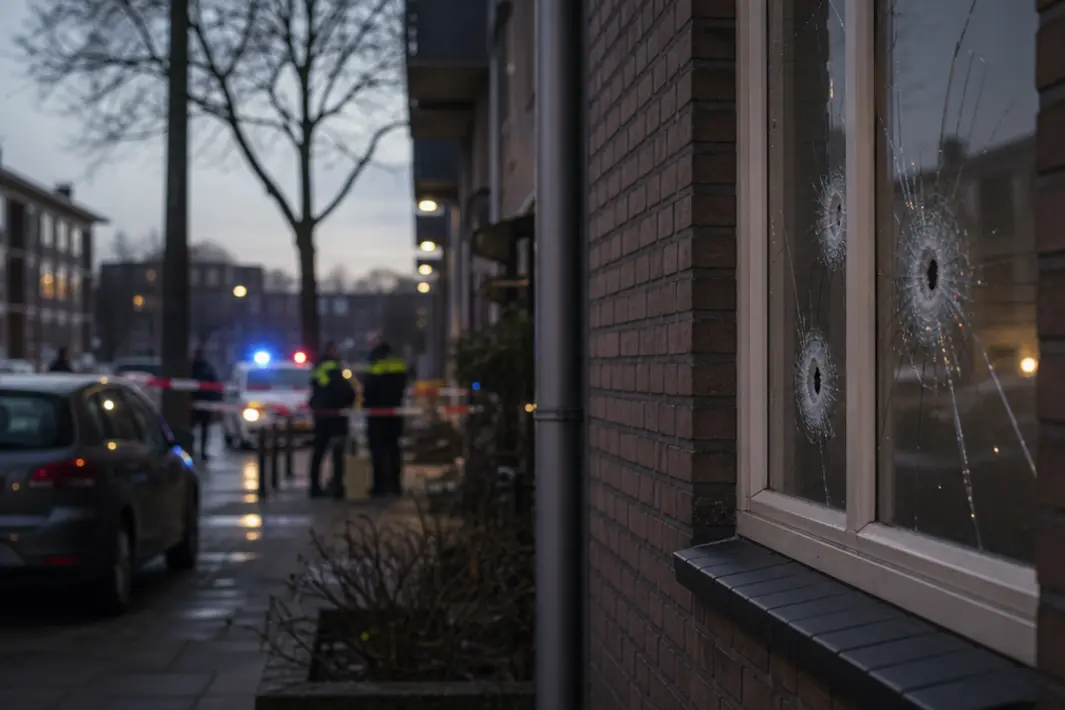 Meerdere schoten gelost op woning in Rotterdam-Zuid