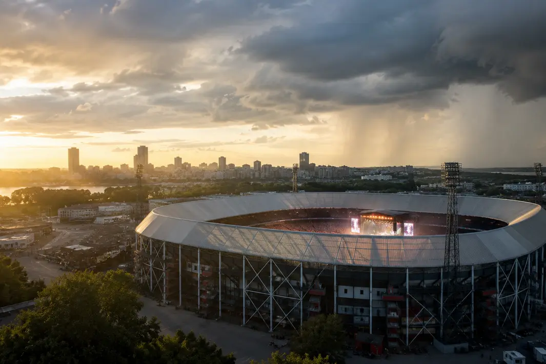 Mogelijke terugkeer van concerten in De Kuip ondanks geluidsbeperkingen