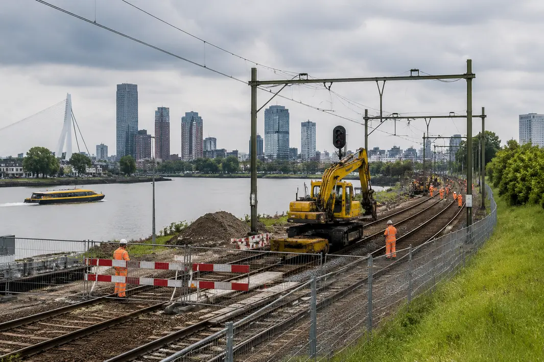 Treinverkeer tussen Rotterdam en Zwijndrecht vier dagen stilgelegd vanwege werkzaamheden