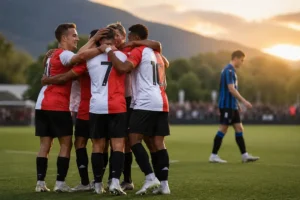 Feyenoord sluit oefencampagne succesvol af met zege op Atalanta