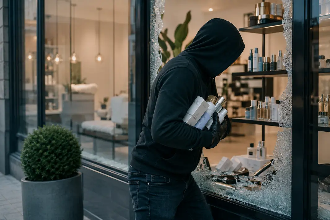 Inbraak in beautysalon leidt tot diefstal van dure verzorgingsproducten